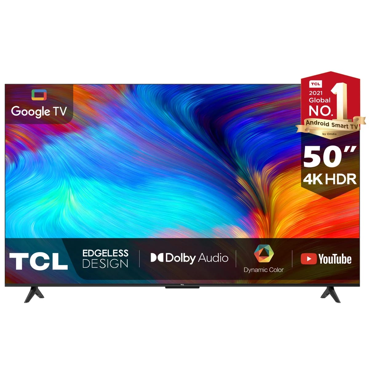 TCL 50-inch UHD 4K-Android Smart LED TV, 50P755
