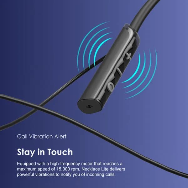 Necklace Lite Call Vibration Wireless Earphones 3