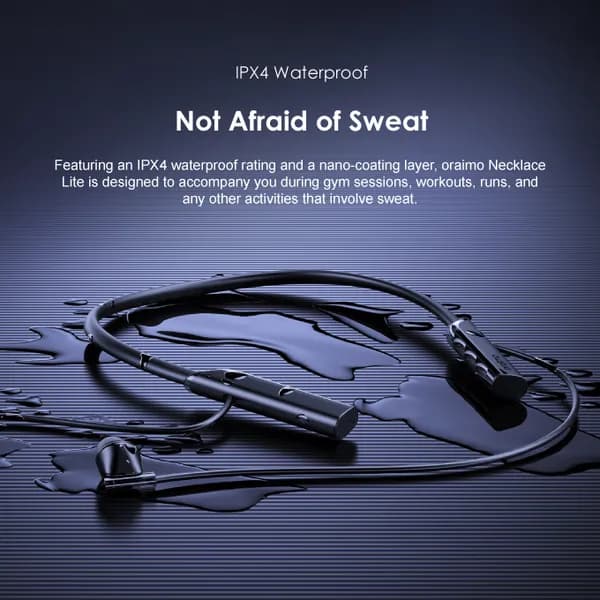 Necklace Lite Call Vibration Wireless Earphones 5