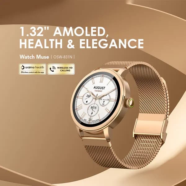 Oraimo Watch Muse 1.32” AMOLED IP68 Smart Watch 2