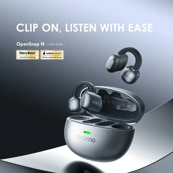 OpenSnap N Clip-On Open-Ear True Wireless Earbuds 2