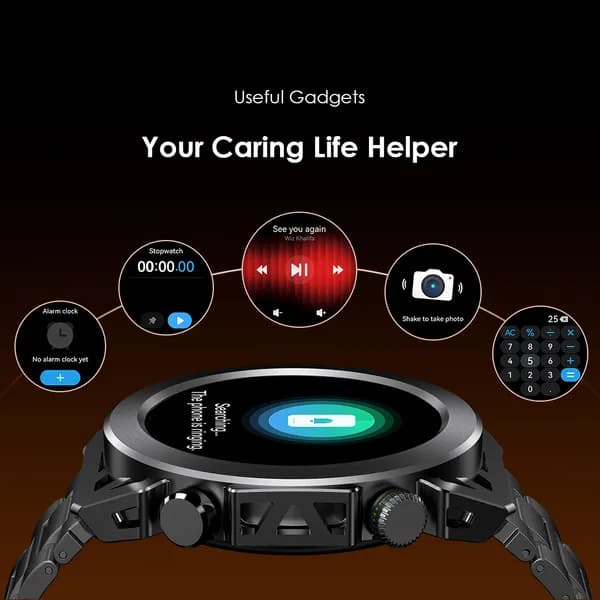 Watch Pro X 1.43'' Amoled IP68 Smart Watch with 2 Replaceable Watch Cases & Straps 4
