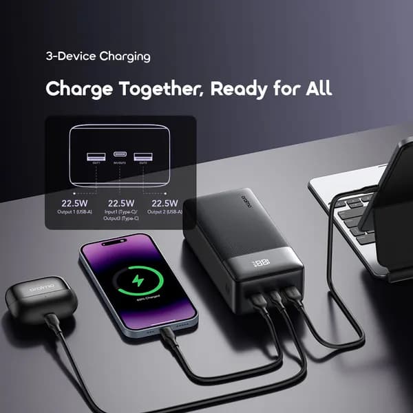Oraimo PowerNova QF1 27000mAh 22.5W Power Bank 4