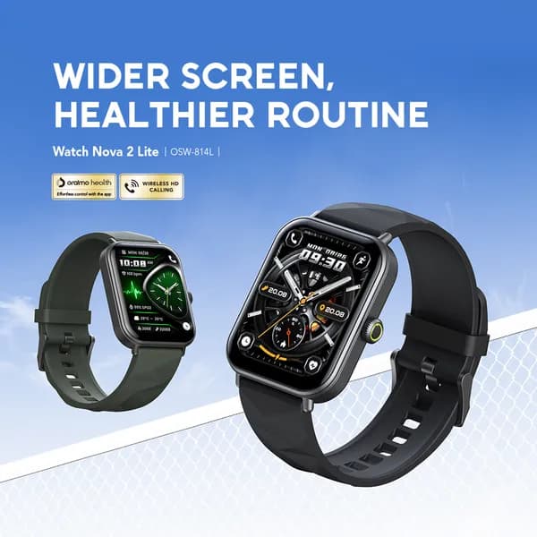 oraimo Watch Nova 2 Lite 1.93'' AMOLED Full Touch Color Screen Smart Watch 2