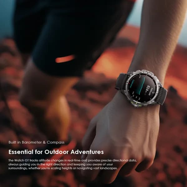 Watch GT 1.43" AMOLED 3ATM GPS Smart Watch with 2 Replaceable Straps 4