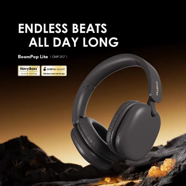 BoomPop Lite ENC Over-Ear Wireless Headphones 4