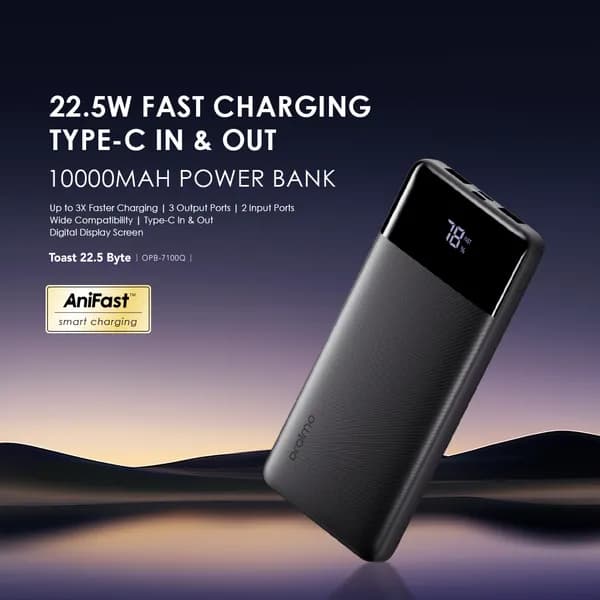 Oraimo Toast 22.5 Byte 10000mAh 22.5W Power Bank 3