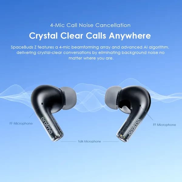 Oraimo SpaceBuds Z ANC True Wireless Earbuds with Spatial Audio 5