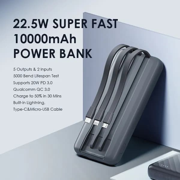 Oraimo Slice Link Pro 10000mAh 22.5W Power Bank 2