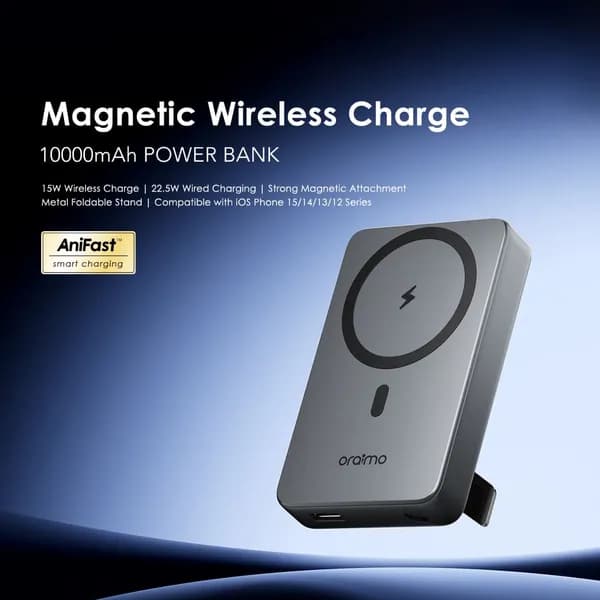 Oraimo MagPower 15 10000mAh Wireless and Wired Power Bank 2
