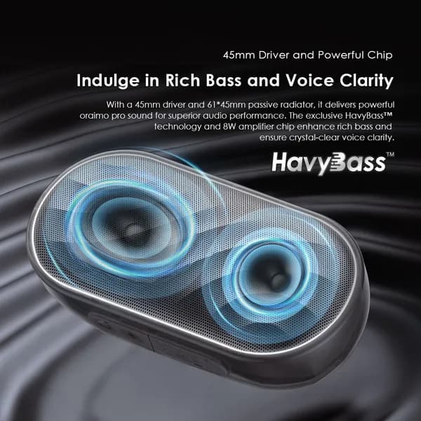 Oraimo SpaceBox 8W FM Wireless Speaker 4