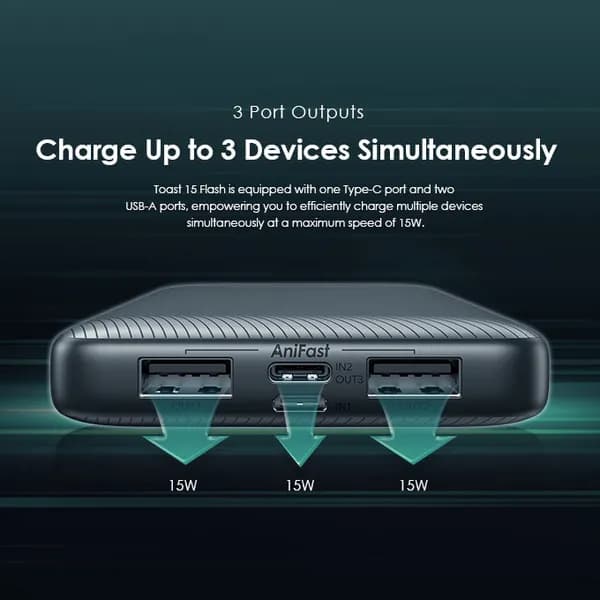 Oraimo Toast 15 Flash 10000mAh Fast Charging Power Bank 3