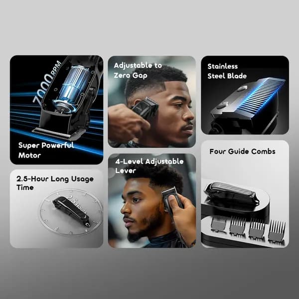 oraimo EasyCut Super Powerful Adjustable Hair Clipper 3