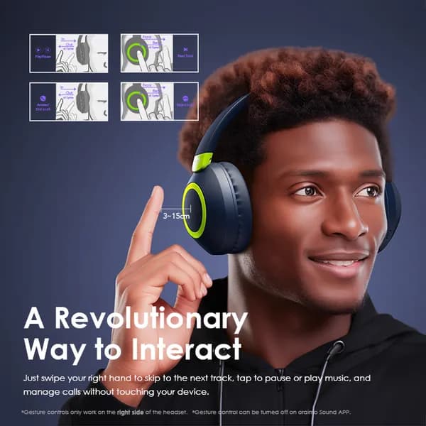 Oraimo BoomPop2S ENC Over-Ear Wireless Headphones 4