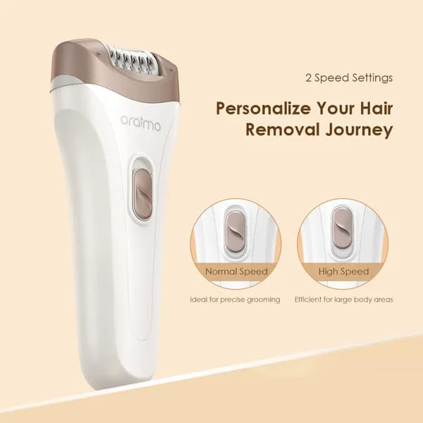 Oraimo SilkSmooth Women Hair Removal Epilator 4