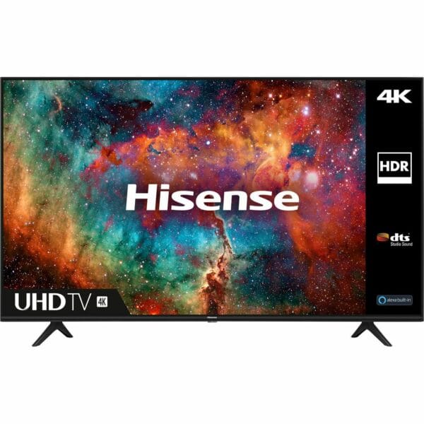 Hisense 70-inch 4K Ultra HD Smart LED TV, 70A6Q; Built-in Wi-Fi, HDR, Dolby Atmos, VIDAA, Bluetooth