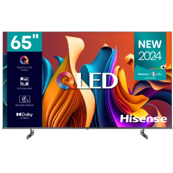 Hisense 65-inch 4K QLED Smart TV with Quantum Dot, Dolby Vision & Atmos (65Q6Q)
