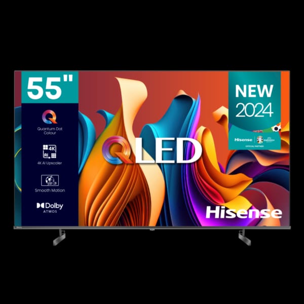 Hisense 55-inch Q6N 4K UHD Smart QLED TV, 55Q6N