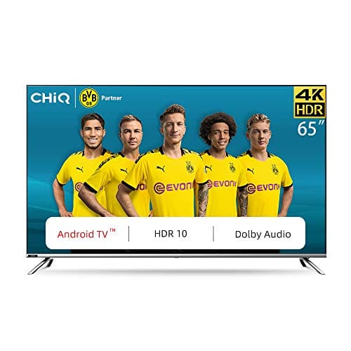 CHiQ 65-inch 4K UHD HDR Android Smart LED TV