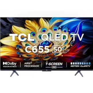 TCL 50 Inch QLED 4K Smart TV, 50C655 1