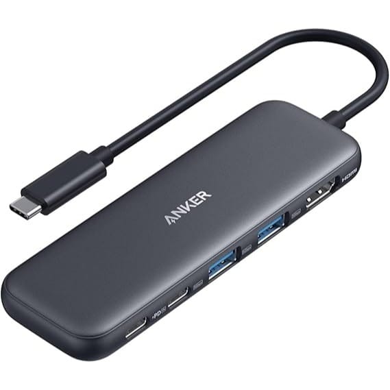 Anker USB C Hub, 5-in-1 USBC to HDMI Splitter with 4K Display