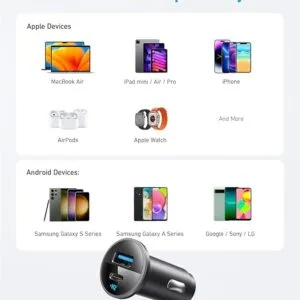 Anker 323 USB-C Car Charger Adapter 4
