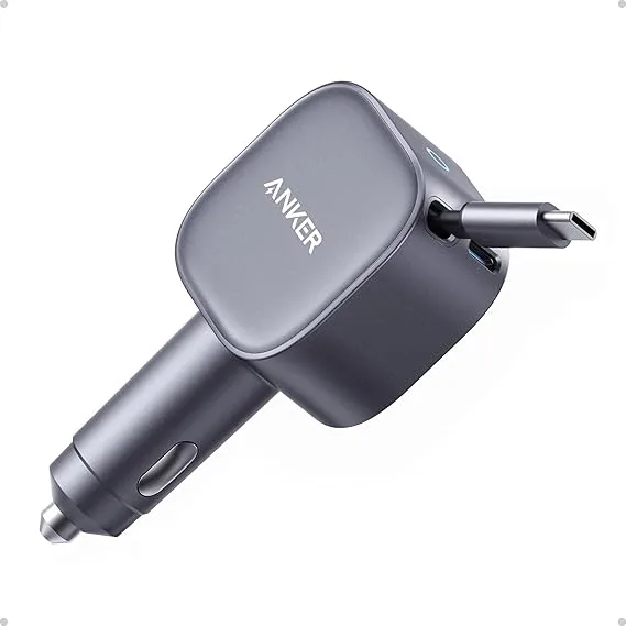 Anker Retractable USB-C Car Charger 1