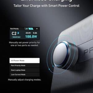 Anker Prime Charging Station, 250W 6-Port GaN USB C Charger 3