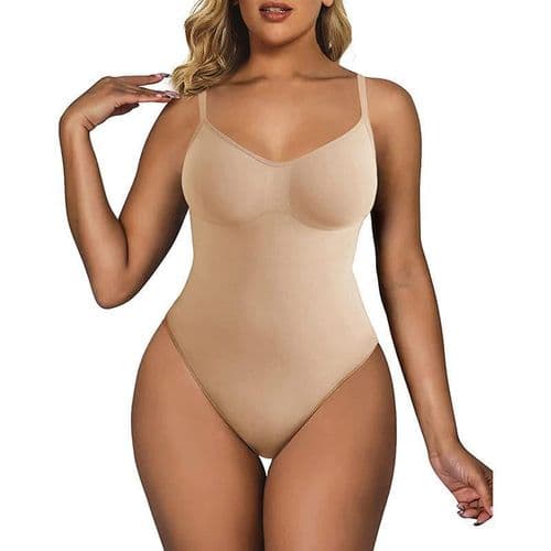 Seamless Shapewear Bodysuit Women's Tummy Control Body Shapers 2