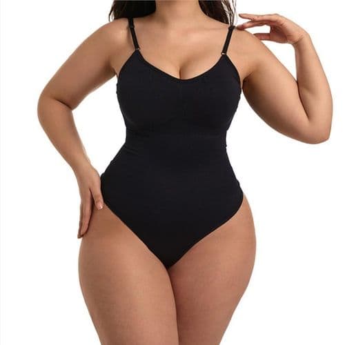 Seamless Shapewear Bodysuit Women's Tummy Control Body Shapers BLACK 2