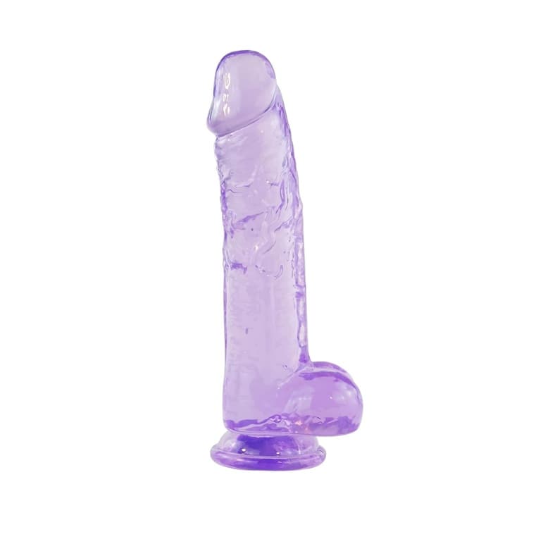 Realistic 8 Inch Dildo with Suction Base (Non-Vibrating) 1